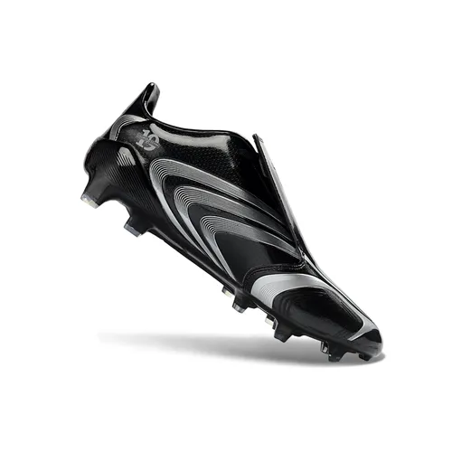 Chuteira Campo Adidas F50 Spider FG Preto e Prata