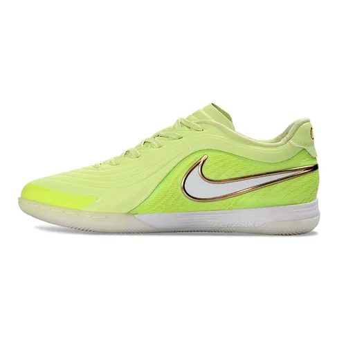 Chuteira Futsal Nike Tiempo React Gato IC Verde e Branco