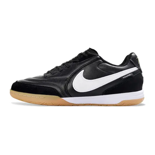 Chuteira Futsal Nike Tiempo Street Gato IC Preto e Branco