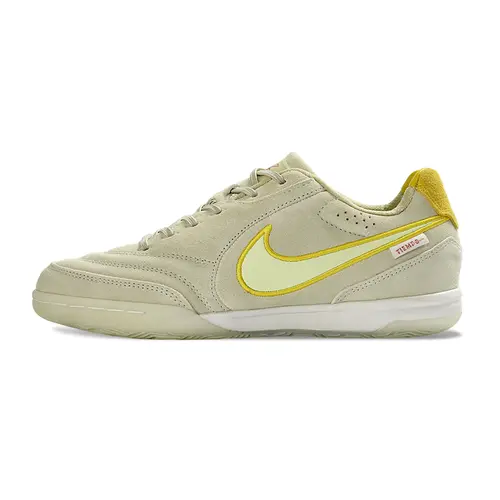Chuteira Futsal Nike Tiempo Street Gato IC Bege