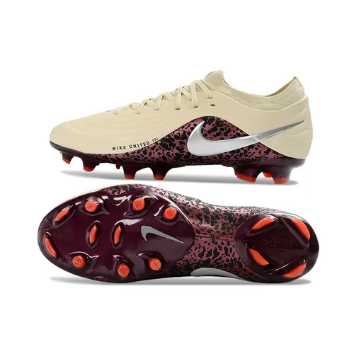 Chuteira Campo Nike Tiempo Maestro Elite FG Bege e Bordô - United Pack