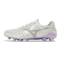 Chuteira Mizuno Morelia Neo IV Beta FG Branco Lilás | Leveza - imagem 1