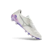 Chuteira Mizuno Morelia Neo IV Beta FG Branco Lilás | Leveza - imagem 5