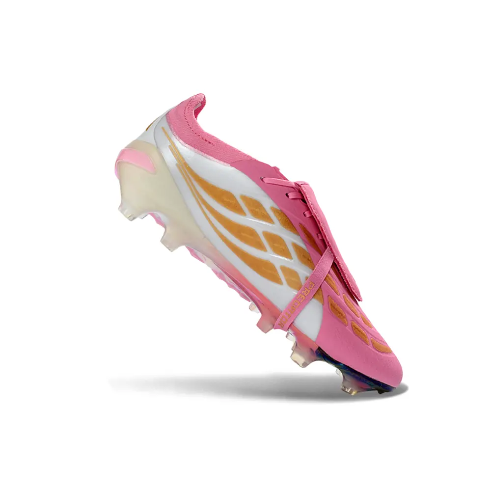 Chuteira Campo Adidas Predator Tongue 26 Elite FG  Rosa