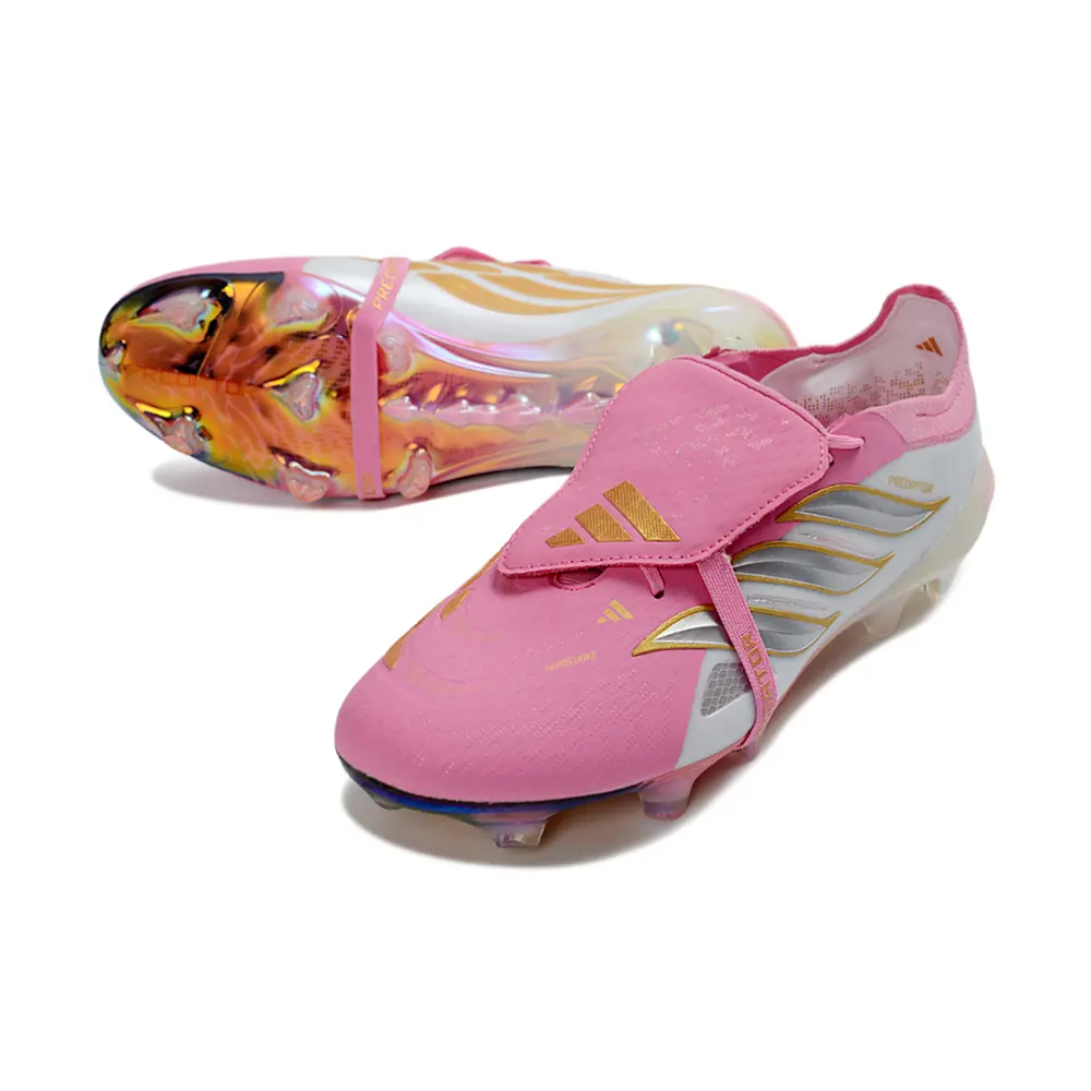 Chuteira Campo Adidas Predator Tongue 26 Elite FG  Rosa