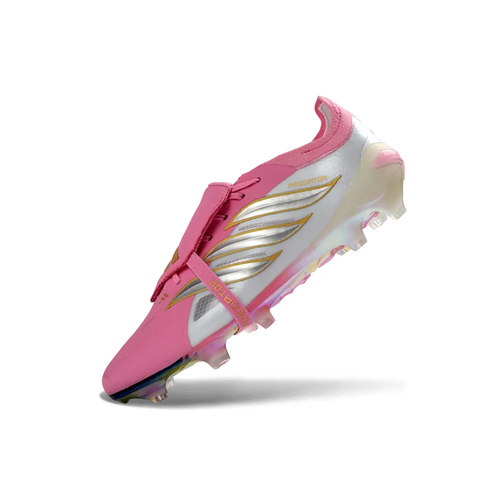 Chuteira Campo Adidas Predator Tongue 26 Elite FG  Rosa