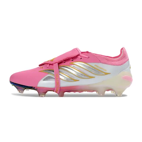 Chuteira Campo Adidas Predator Tongue 26 Elite FG  Rosa