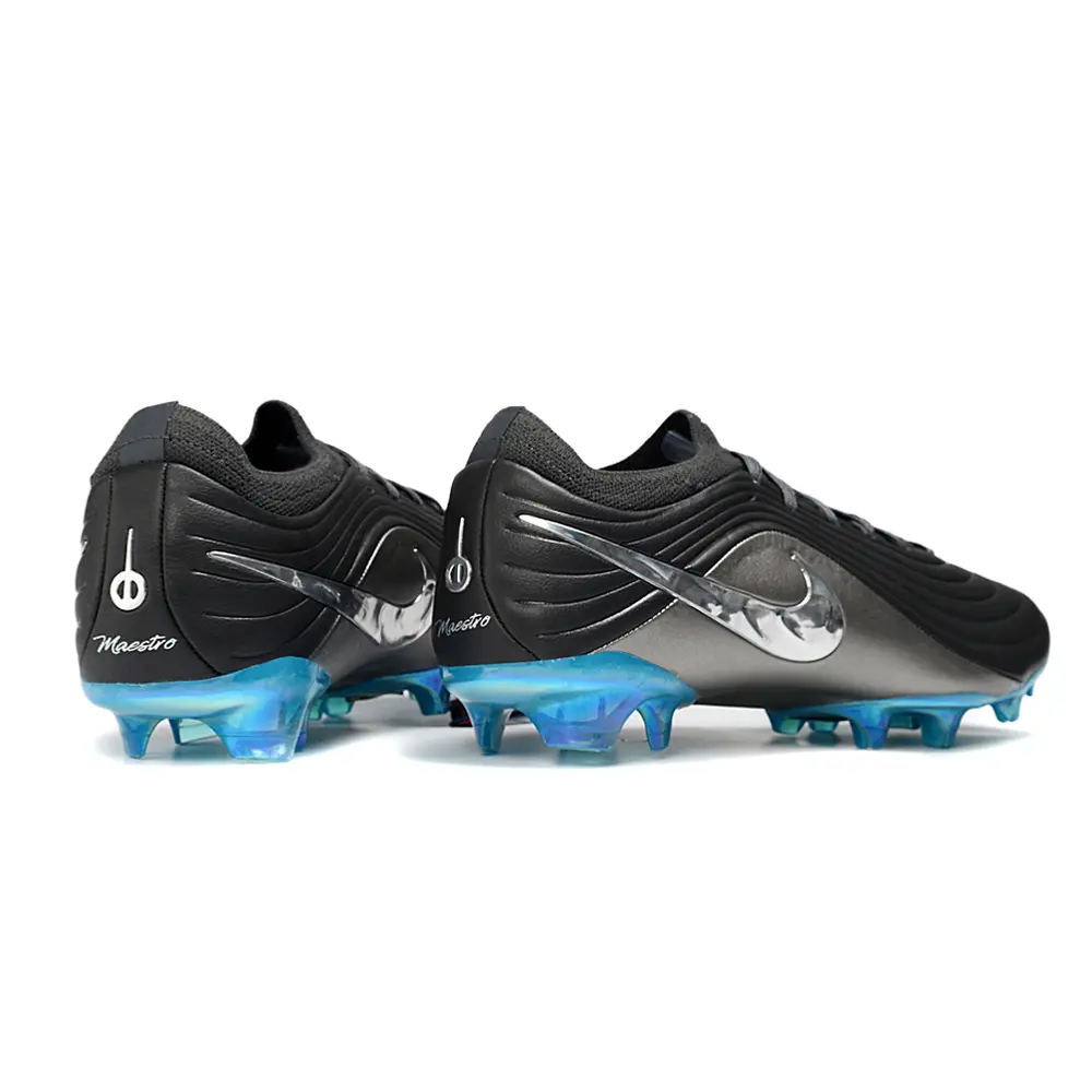 Chuteira Campo Nike Tiempo Maestro Elite FG Cinza e Azul