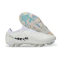 Chuteira Campo Nike Tiempo Maestro Elite FG Branco e Prata - imagem 6