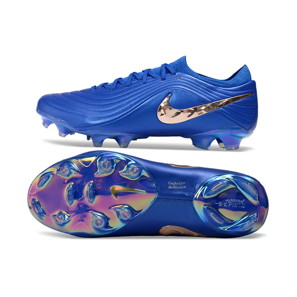 Chuteira Campo Nike Tiempo Maestro Elite FG  Azul e Prata