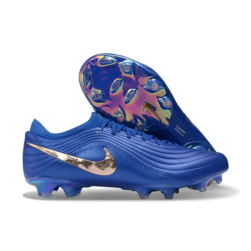 Chuteira Campo Nike Tiempo Maestro Elite FG  Azul e Prata