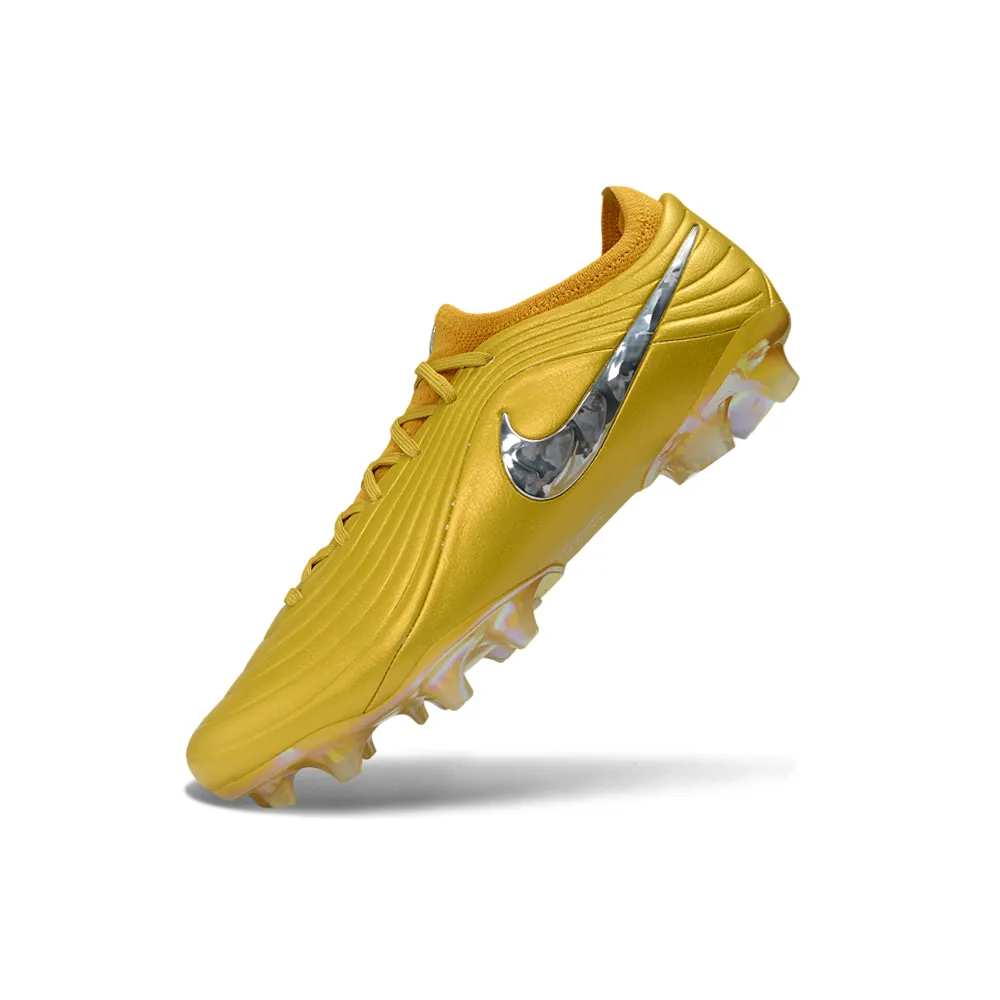 Chuteira Campo Nike Tiempo Maestro Elite FG Amarelo e Prata