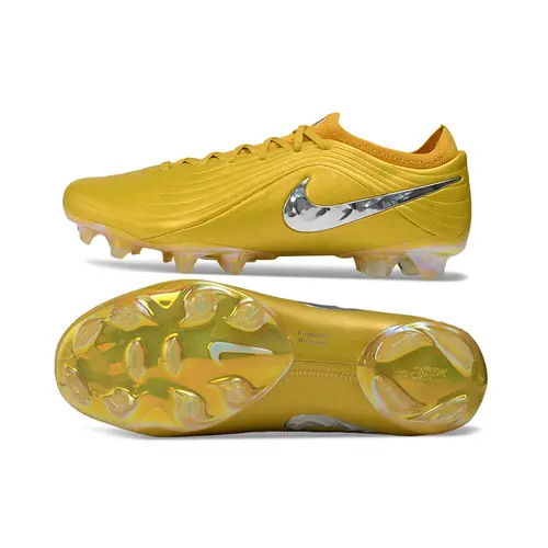 Chuteira Campo Nike Tiempo Maestro Elite FG Amarelo e Prata