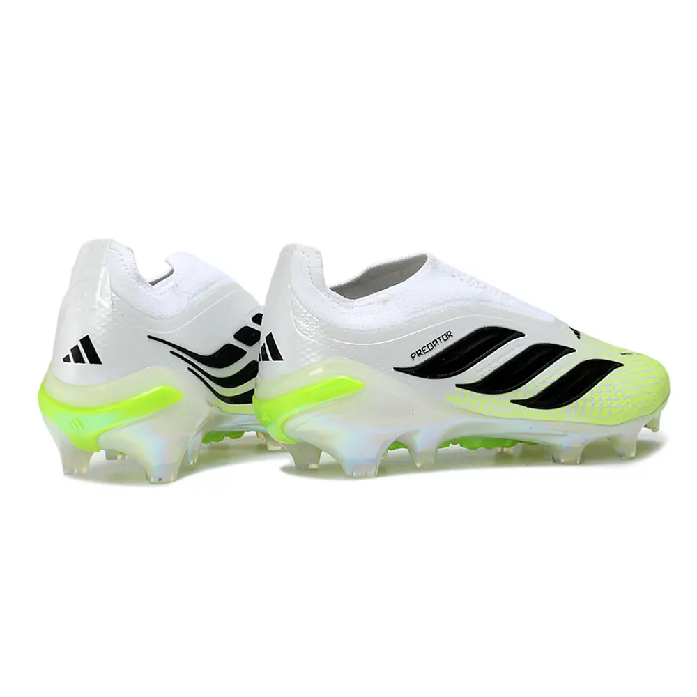 Chuteira Campo Adidas Predator LL 26 Elite FG Branco, Verde e Preto