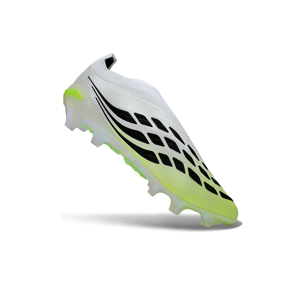 Chuteira Campo Adidas Predator LL 26 Elite FG Branco, Verde e Preto