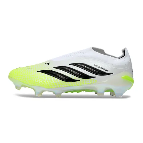Chuteira Campo Adidas Predator LL 26 Elite FG Branco, Verde e Preto