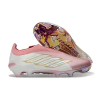 Chuteira Campo Adidas Predator LL 26 Elite FG Rosa e Branco - imagem 7