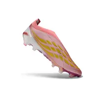 Chuteira Campo Adidas Predator LL 26 Elite FG Rosa e Branco - imagem 3