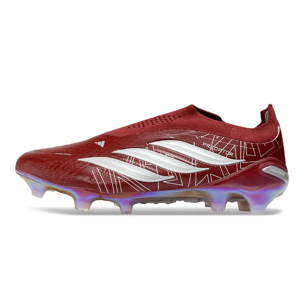 Chuteira Campo Adidas Predator LL 26 Elite FG Vermelho e Branco