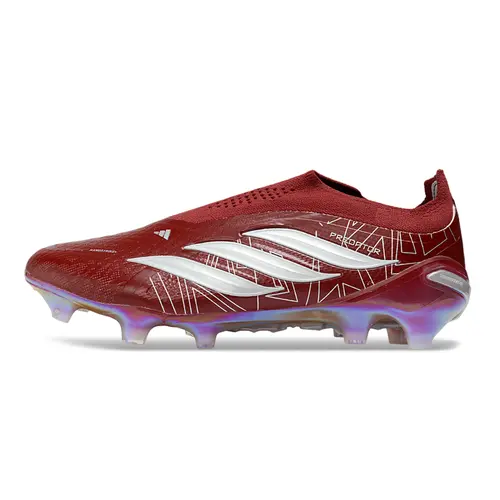 Chuteira Campo Adidas Predator LL 26 Elite FG Vermelho e Branco