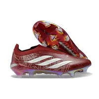 Chuteira Campo Adidas Predator LL 26 Elite FG Vermelho e Branco - imagem 4