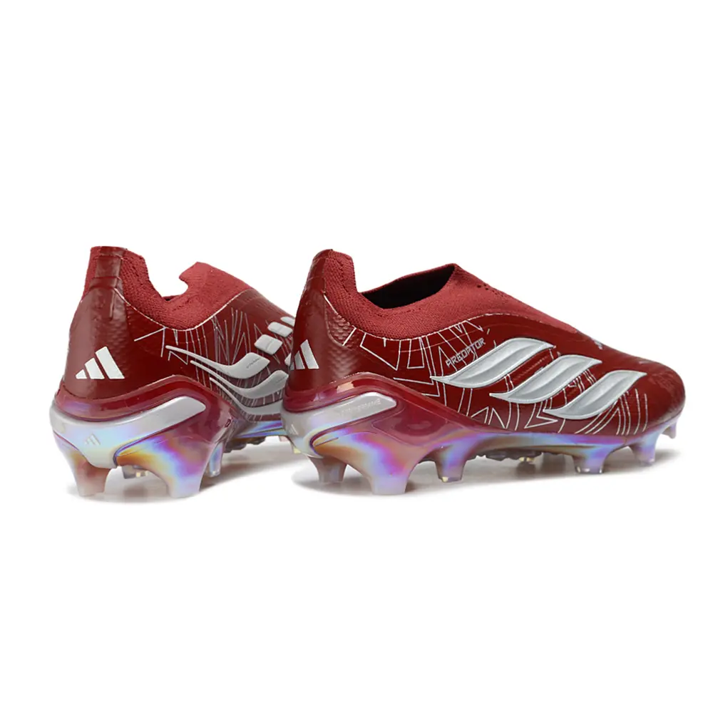 Chuteira Campo Adidas Predator LL 26 Elite FG Vermelho e Branco