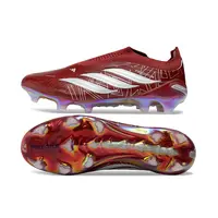 Chuteira Campo Adidas Predator LL 26 Elite FG Vermelho e Branco - imagem 5