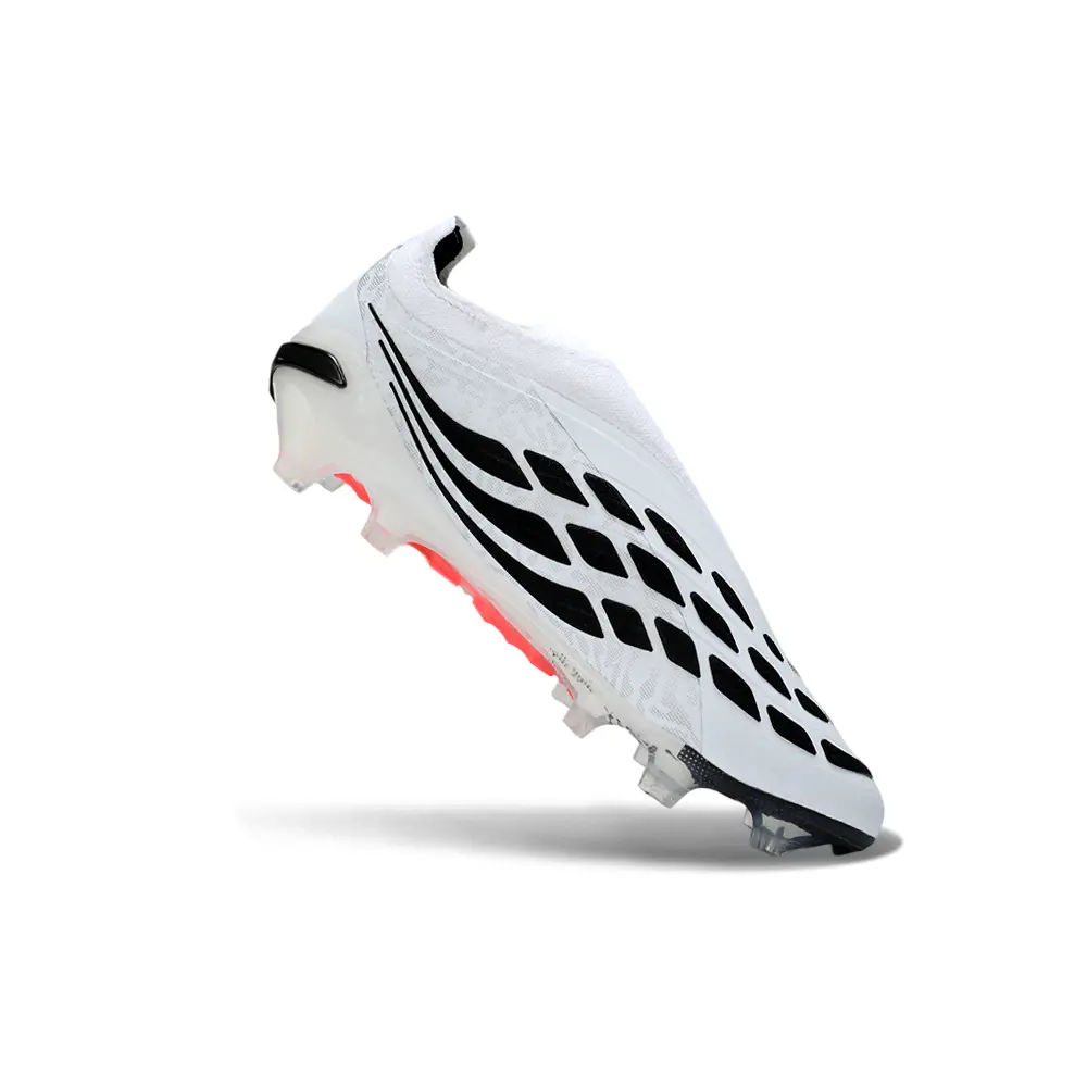 Chuteira Campo Adidas Predator LL 26 Elite FG Branco, Rosa e Preto