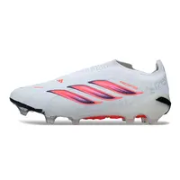 Chuteira Campo Adidas Predator LL 26 Elite FG Branco, Rosa e Preto - imagem 1