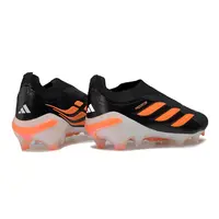 Chuteira Campo Adidas Predator LL 26 Elite FG Preto e Laranja - imagem 6