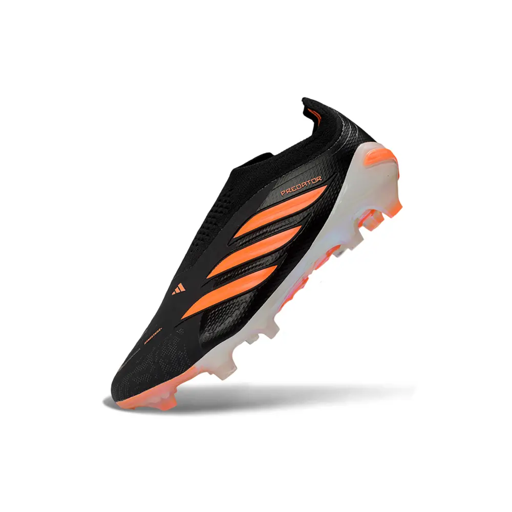Chuteira Campo Adidas Predator LL 26 Elite FG Preto e Laranja