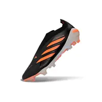Chuteira Campo Adidas Predator LL 26 Elite FG Preto e Laranja - imagem 4