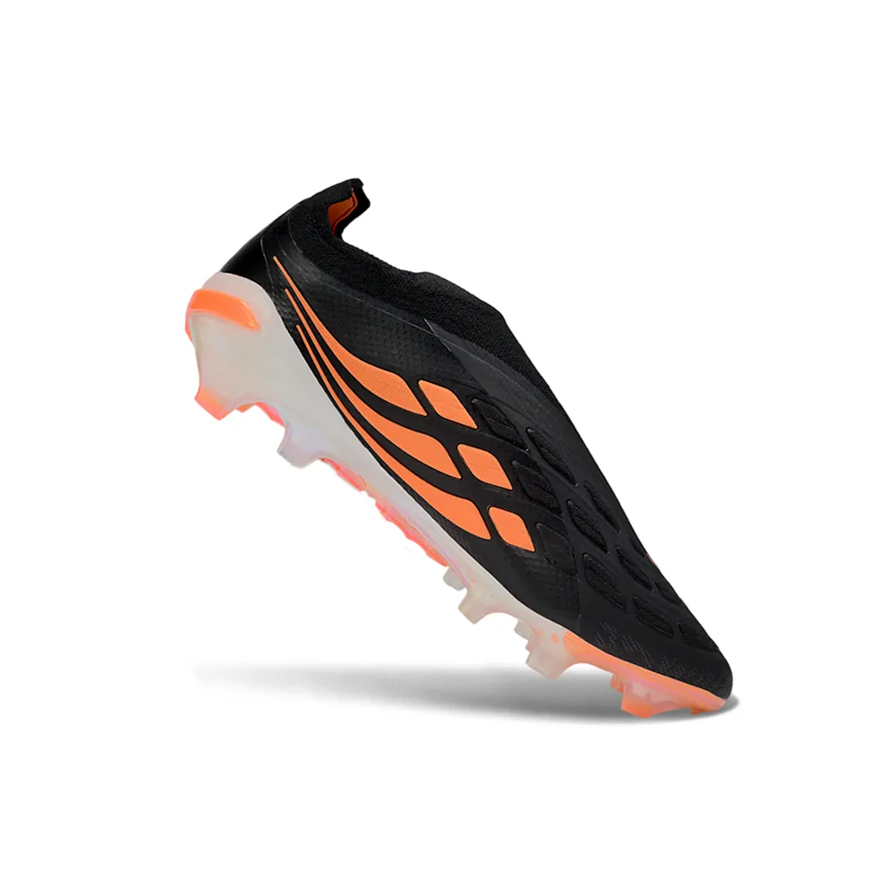 Chuteira Campo Adidas Predator LL 26 Elite FG Preto e Laranja