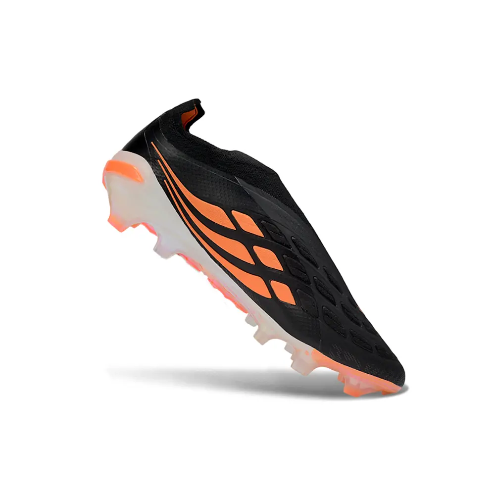 Chuteira Campo Adidas Predator LL 26 Elite FG Preto e Laranja