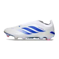 Chuteira Campo Adidas Predator LL 26 Elite FG Branco e Azul - imagem 1