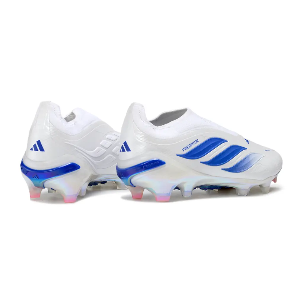 Chuteira Campo Adidas Predator LL 26 Elite FG Branco e Azul