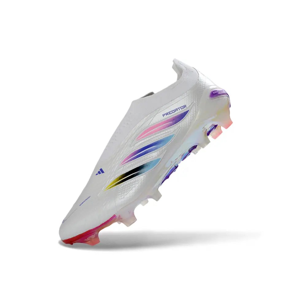 Chuteira Campo Adidas Predator LL 26 Elite FG Branco e Colorido