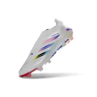 Chuteira Campo Adidas Predator LL 26 Elite FG Branco e Colorido - imagem 4