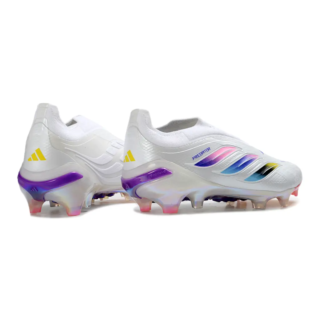 Chuteira Campo Adidas Predator LL 26 Elite FG Branco e Colorido