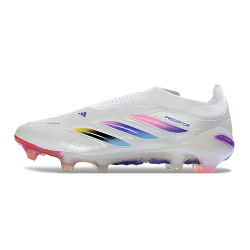 Chuteira Campo Adidas Predator LL 26 Elite FG Branco e Colorido