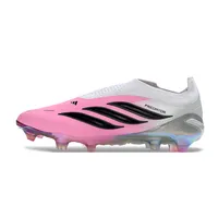 Chuteira Campo Adidas Predator LL 26 Elite FG Rosa, Branco e Preto - imagem 1