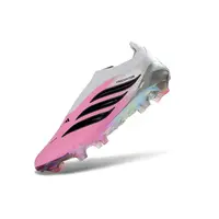 Chuteira Campo Adidas Predator LL 26 Elite FG Rosa, Branco e Preto - imagem 3