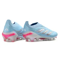 Chuteira Campo Adidas Predator LL 26 Elite FG Azul, Prata e Rosa - imagem 3