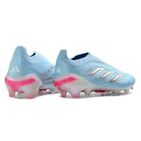 Chuteira Campo Adidas Predator LL 26 Elite FG Azul, Prata e Rosa - imagem 3