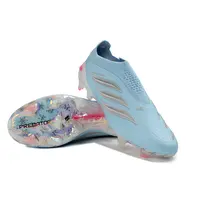 Chuteira Campo Adidas Predator LL 26 Elite FG Azul, Prata e Rosa - imagem 2