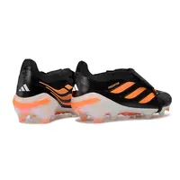 Chuteira Campo Adidas Predator Tongue 26 Elite FG Preto e Laranja - imagem 4