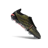 Chuteira Campo Adidas Predator Tongue 26 Elite FG Verde Militar e Preto - imagem 2