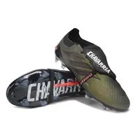 Chuteira Campo Adidas Predator Tongue 26 Elite FG Verde Militar e Preto - imagem 4