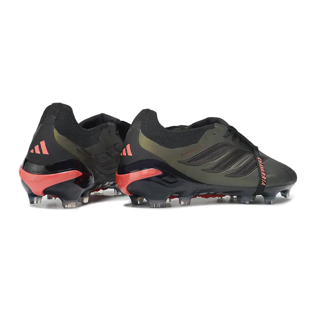 Chuteira Campo Adidas Predator Tongue 26 Elite FG Verde Militar e Preto
