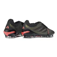 Chuteira Campo Adidas Predator Tongue 26 Elite FG Verde Militar e Preto - imagem 5